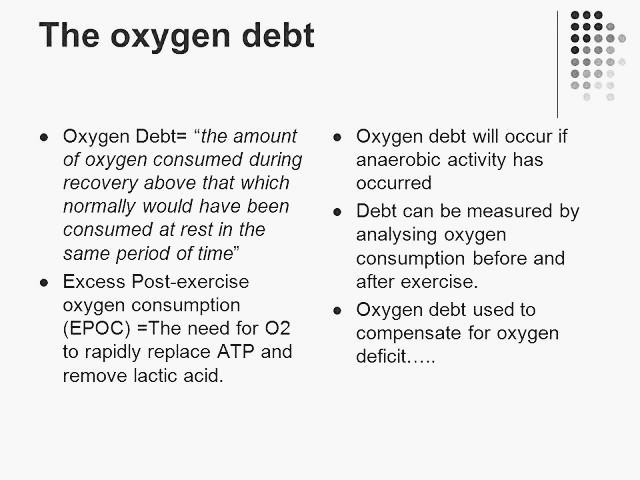 Oxygen Debt Pt Master Guide
