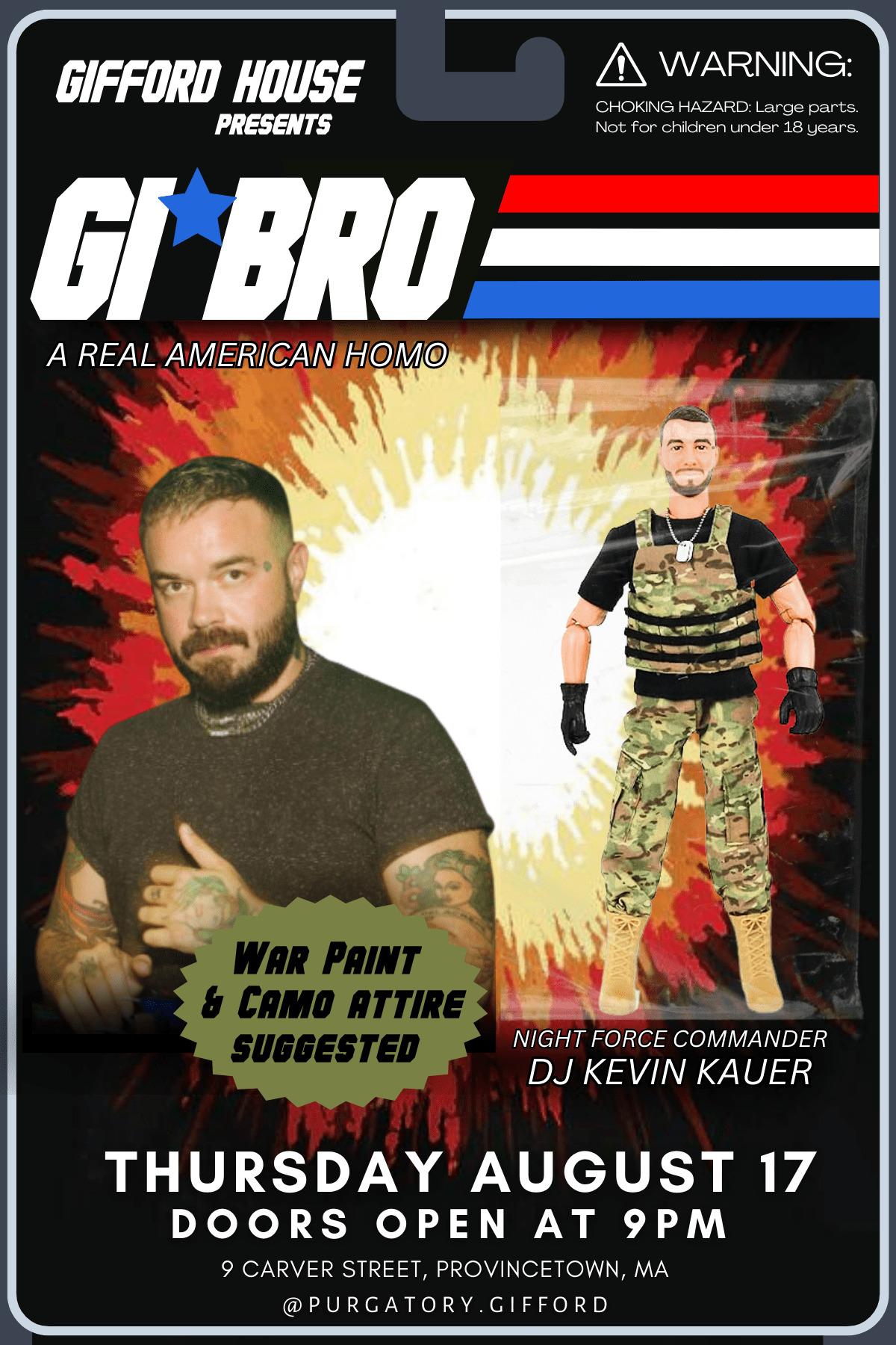 Gifford House Presents DJ Tommy Hart & Chutes & Ladders Event