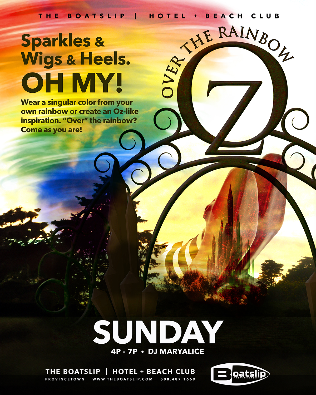 Over The Rainbow 🌈 Sunday Tea Dance The Boatslip Provincetown