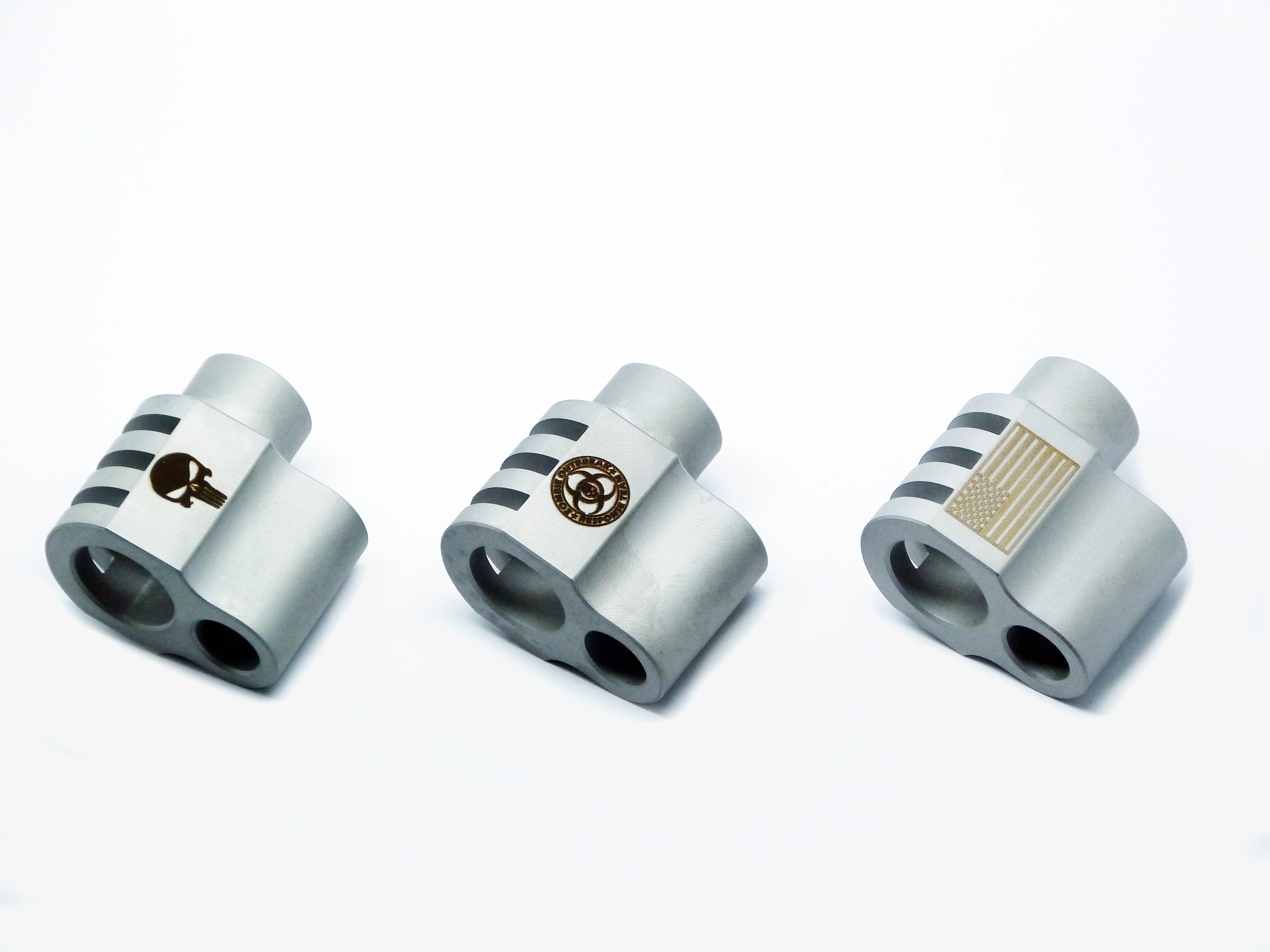 1911 Compensator Commander Model Satin Laser Engraved PTP Tactical