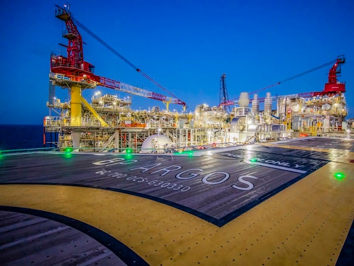 bp starts oil production at Argos platform in the Gulf of Mexico