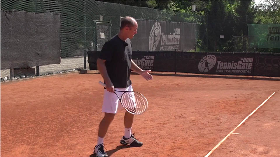 Use the Down the Line Shot Mostly When you are Inside of the Court and