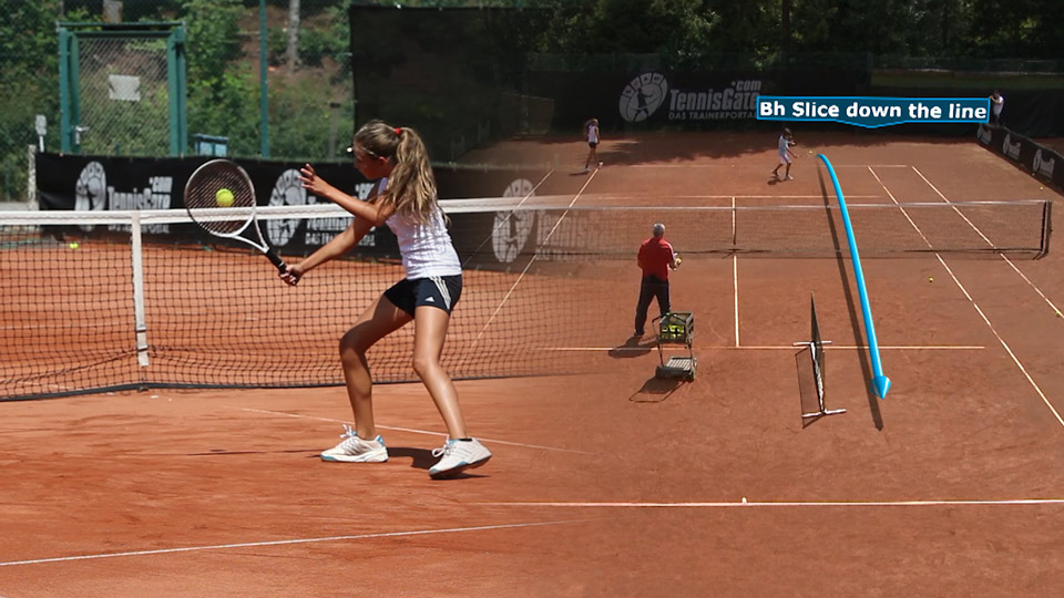 Backhand Approach and Backhand Volley Down the Line The PTR site of