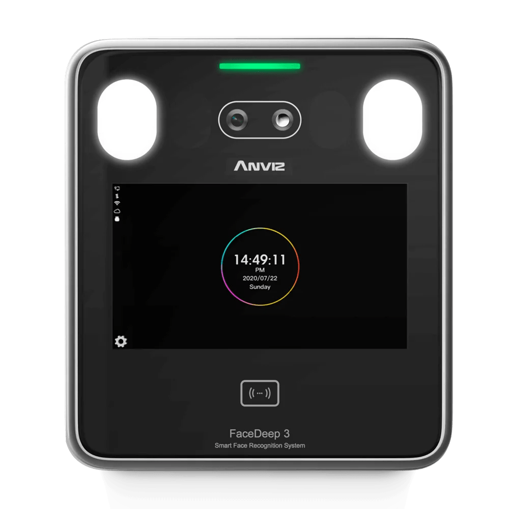 Anviz Presence and Access Control Mask Detection Identification by face, card and pin 6.