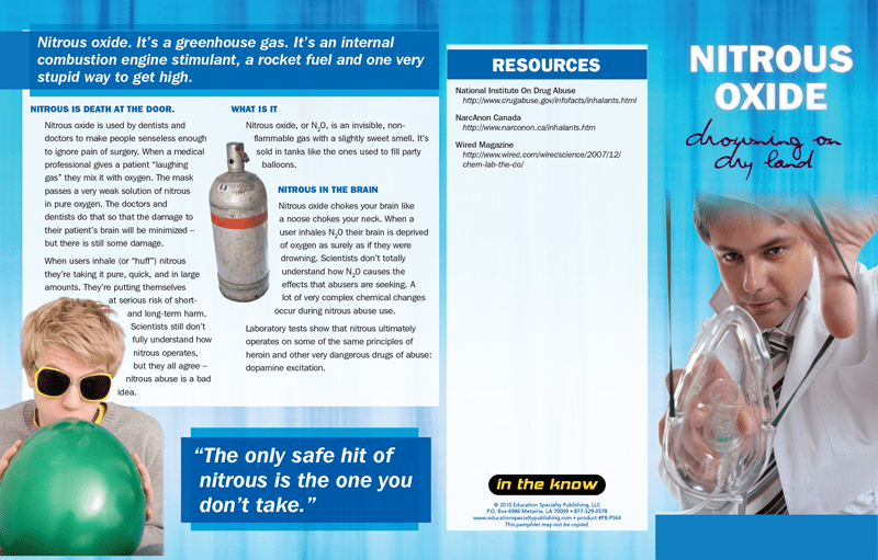 Nitrous Oxide Pamphlet Prevention & Treatment Resource Press