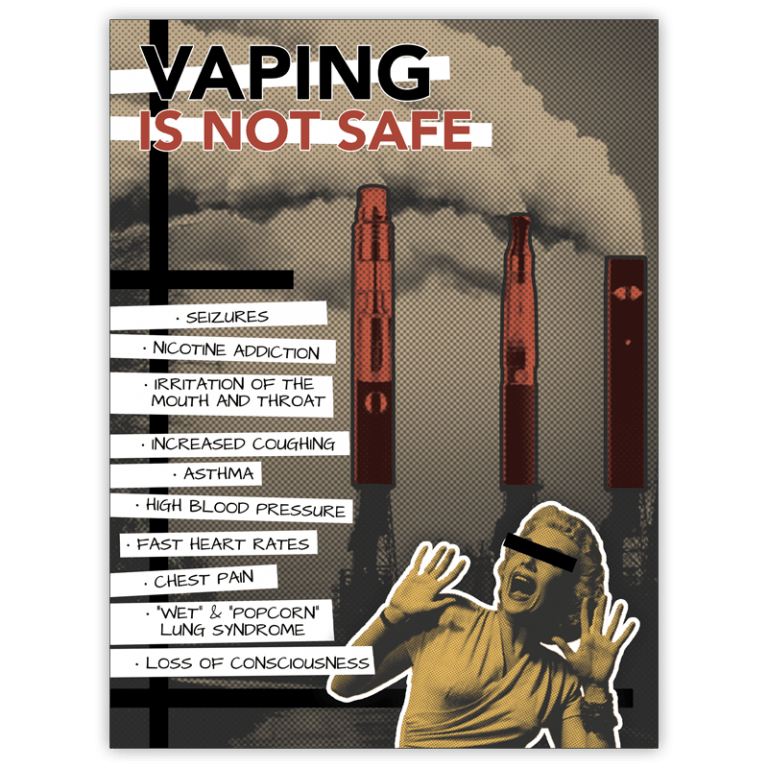 "Vaping is Addictive" Poster Prevention Education Resources