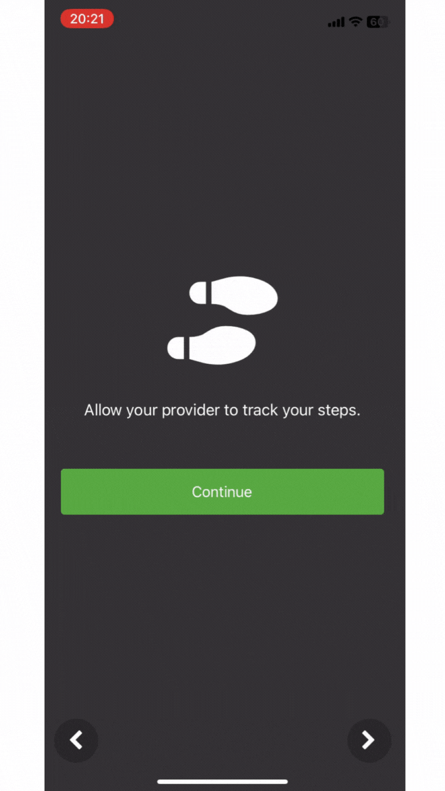 Steps Tracking (iOS) PT Wired