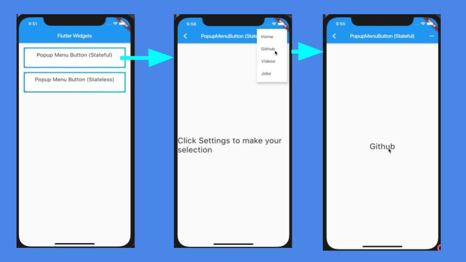 tech&Life Understanding Flutter PopupMenuButton Widget