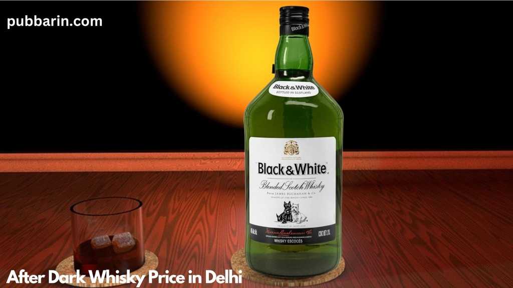 Black and White blended scotch whisky price in Delhi for 2024 Pubbarin