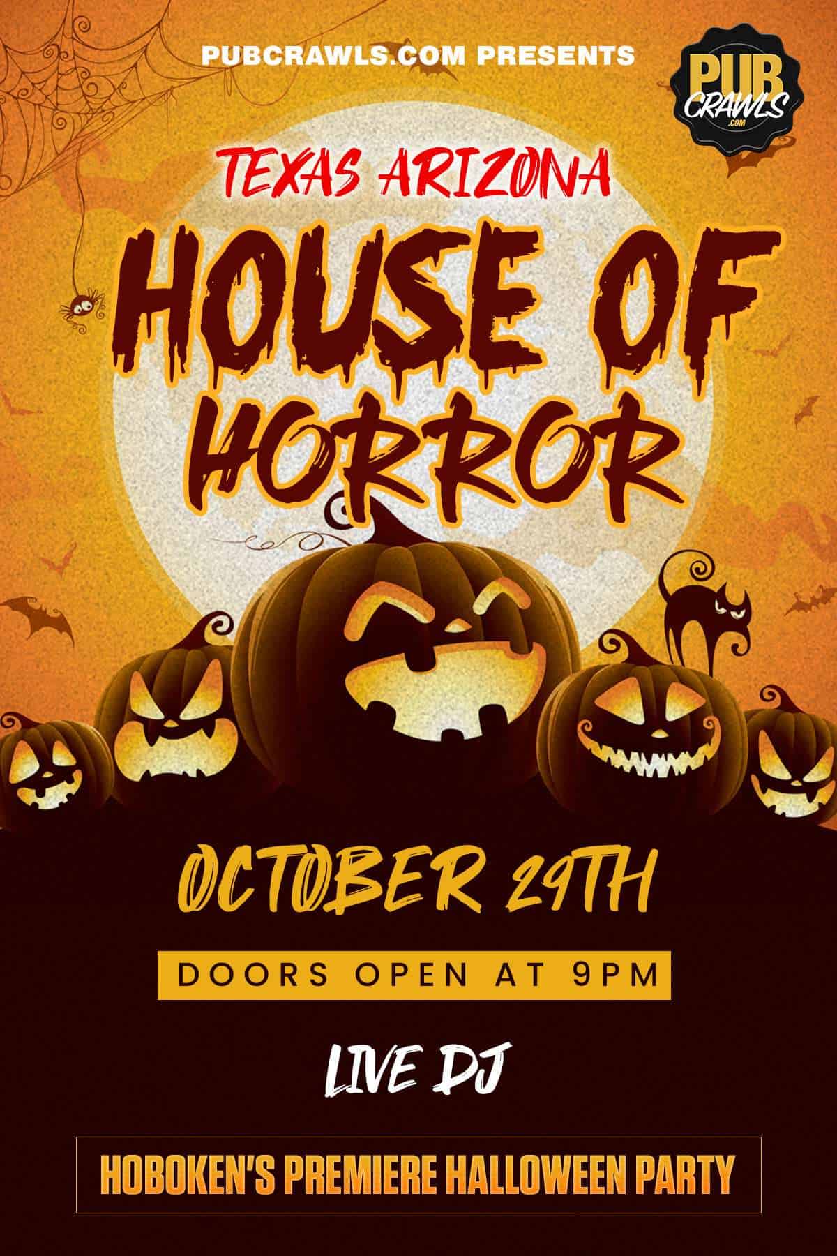 Hoboken Halloween At Texas Arizona 1 Halloween Party Event