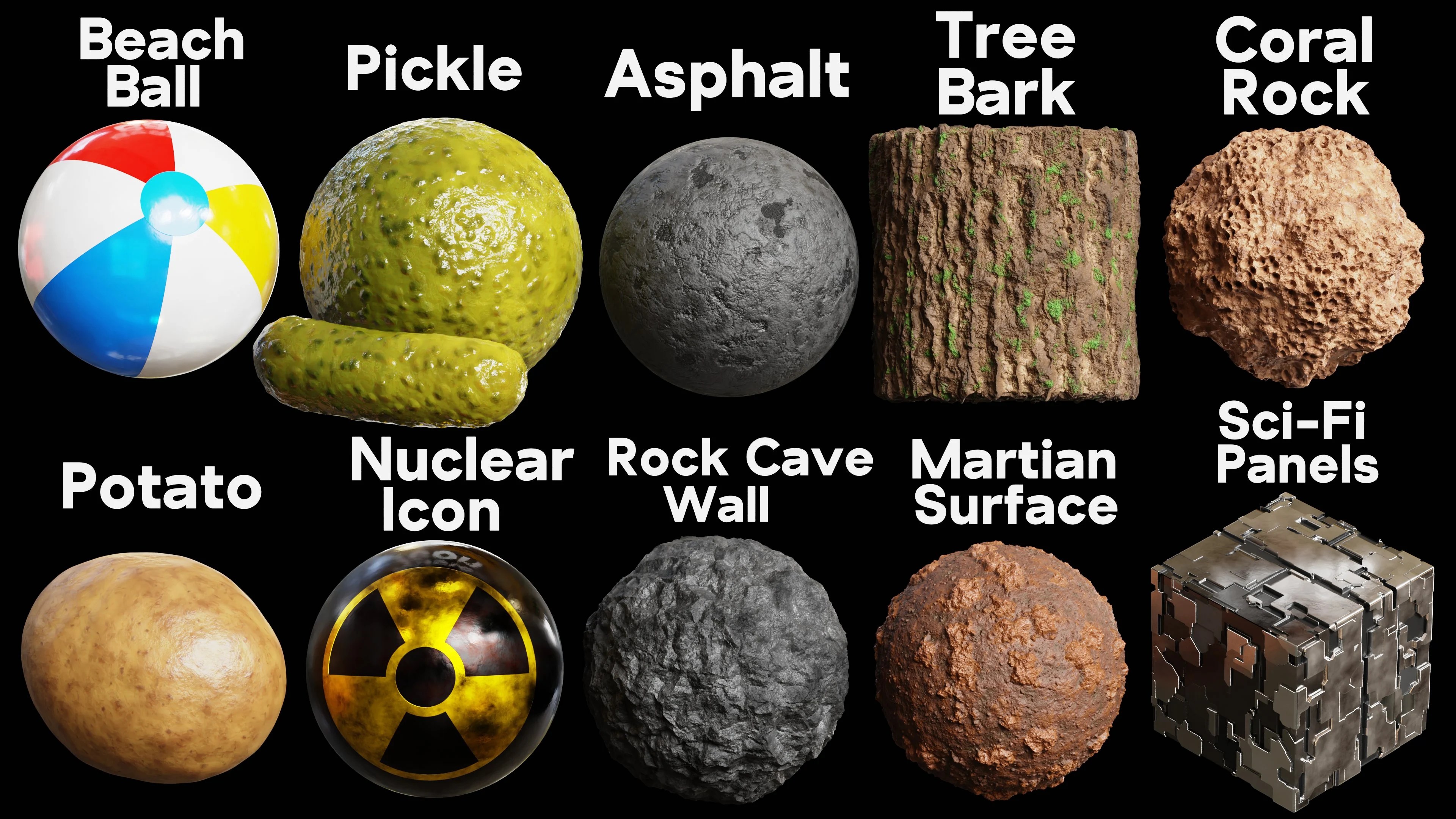 Blender Procedural Material Pack 9