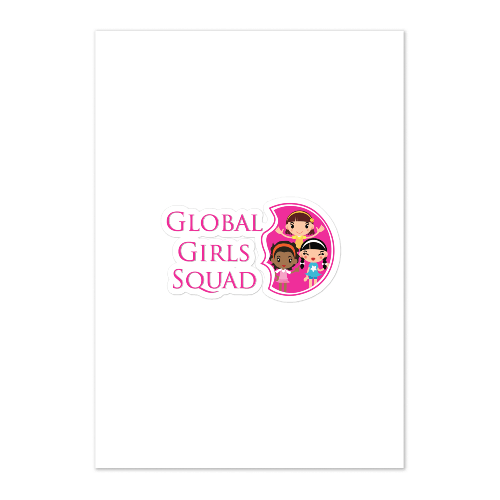 Global Girls Squad Logo Sticker Sheet