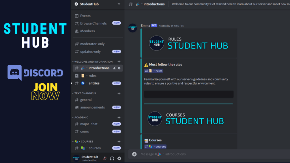 Student Hub Discord Pass