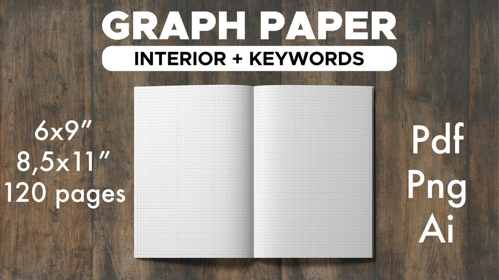 KDP Interior Graph Paper Composition Notebook Interior and Keywords