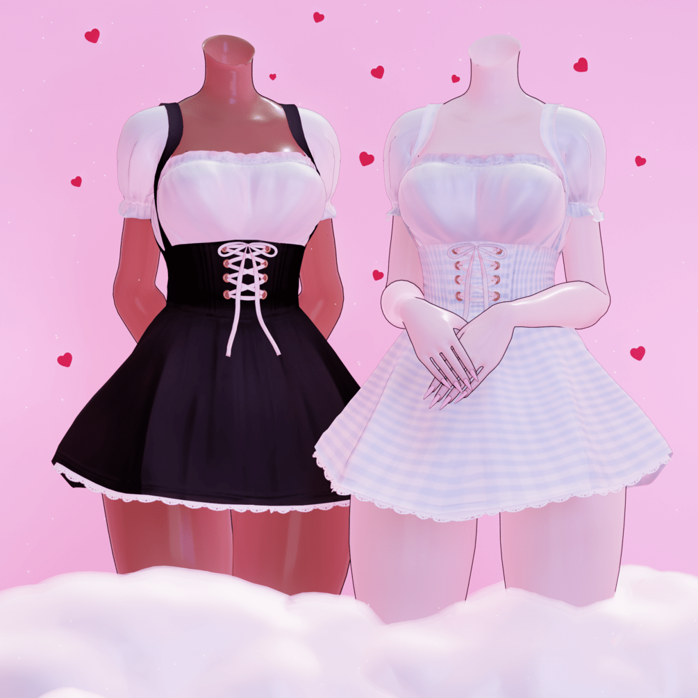 Kisses Dress VRChat Asset