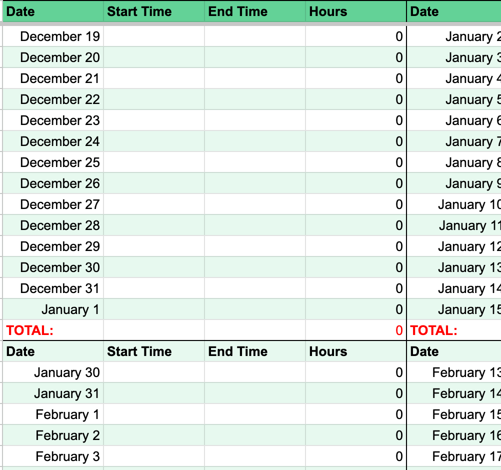 Biweekly Work Hours Calculator (Even) Simplify Your Time Tracking