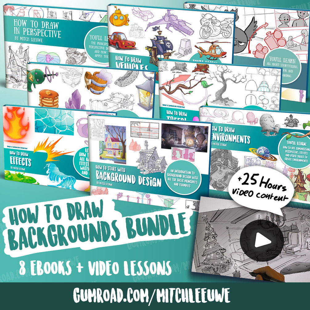 How to draw backgrounds bundle