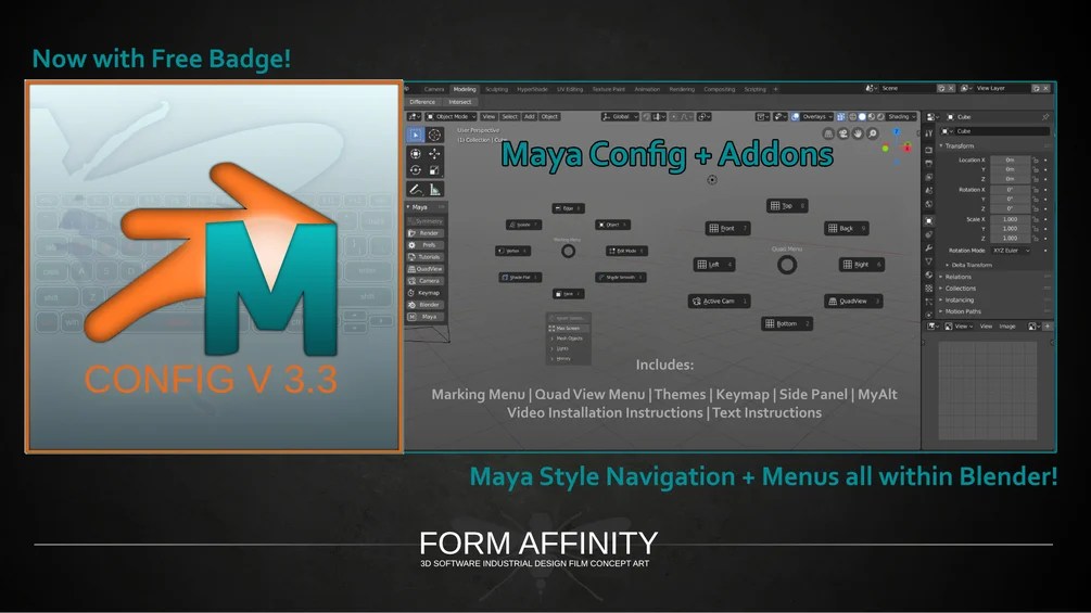 Maya Config Addon For Blender 3.4