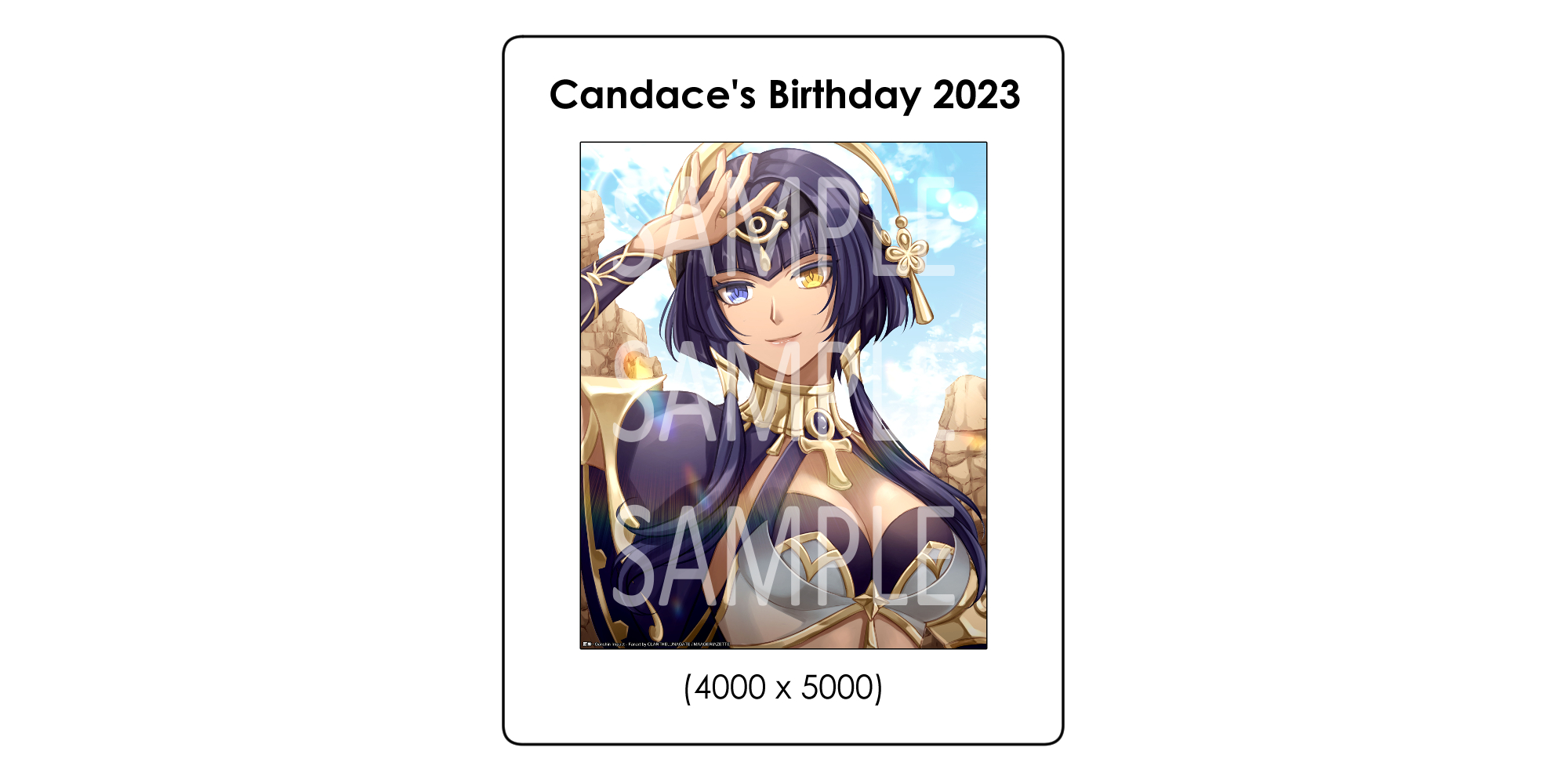 Genshin Impact Candace's Birthday 2023