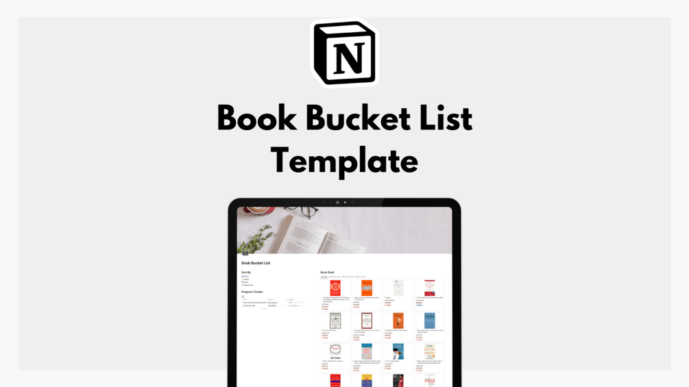 Book Bucket List Notion Template