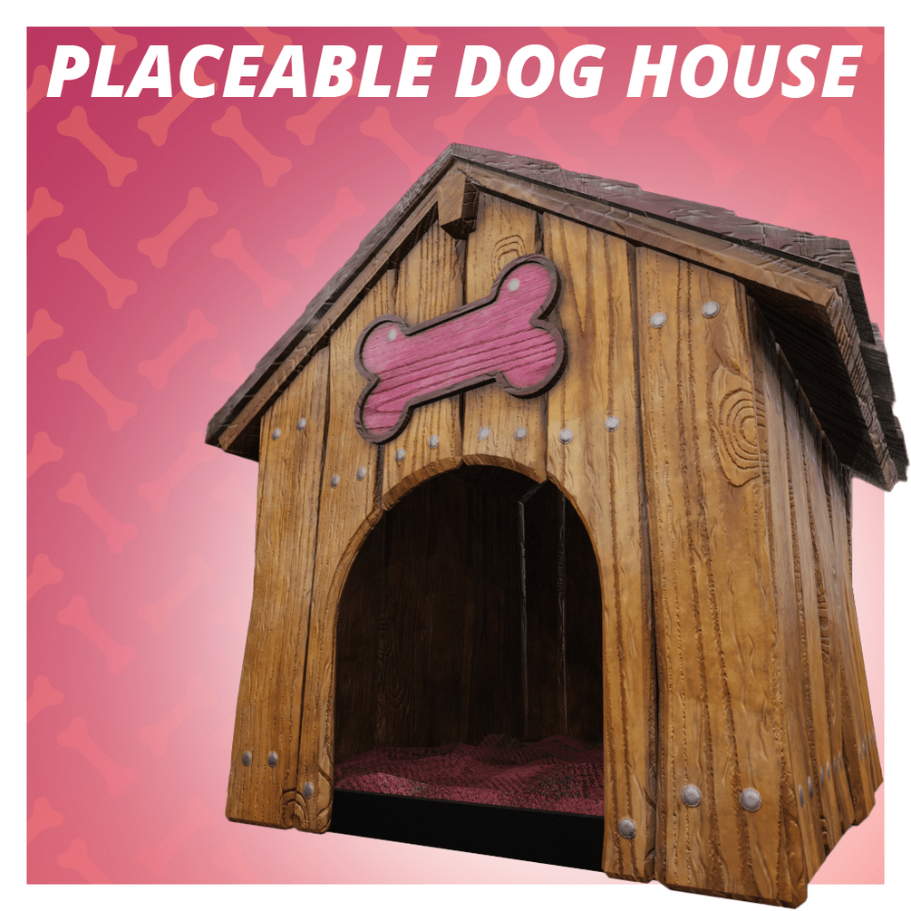 [VRC] Dog House! World Constraint &Cozy to Sleep In!! Easy Install!