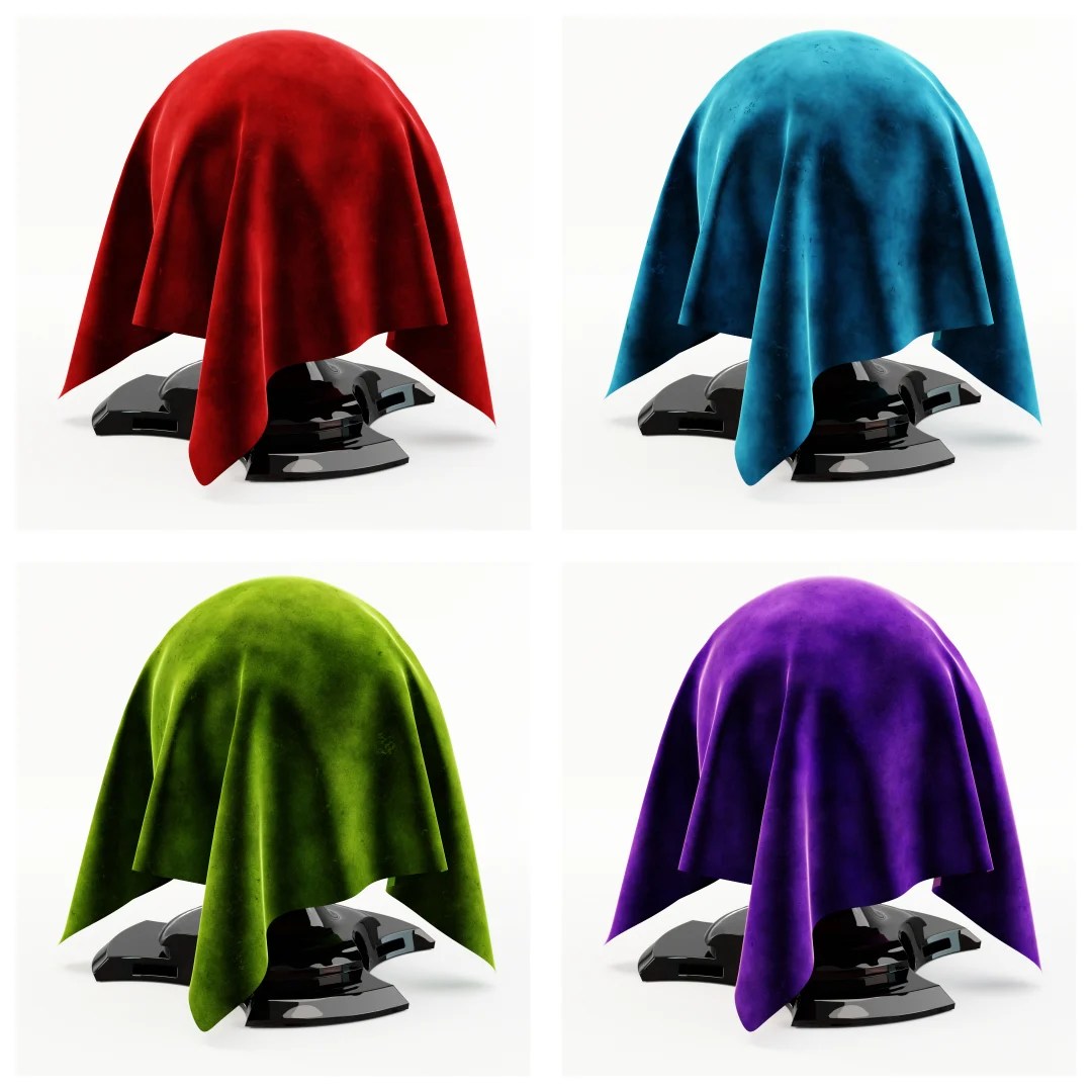 Procedural Velvet for Blender 3D