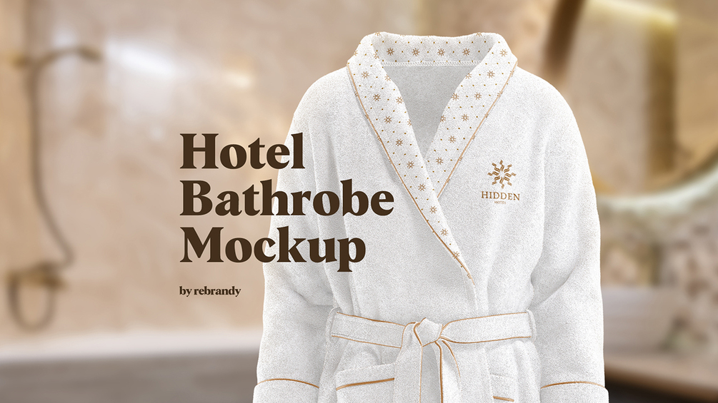 Hotel Bathrobe Mockup