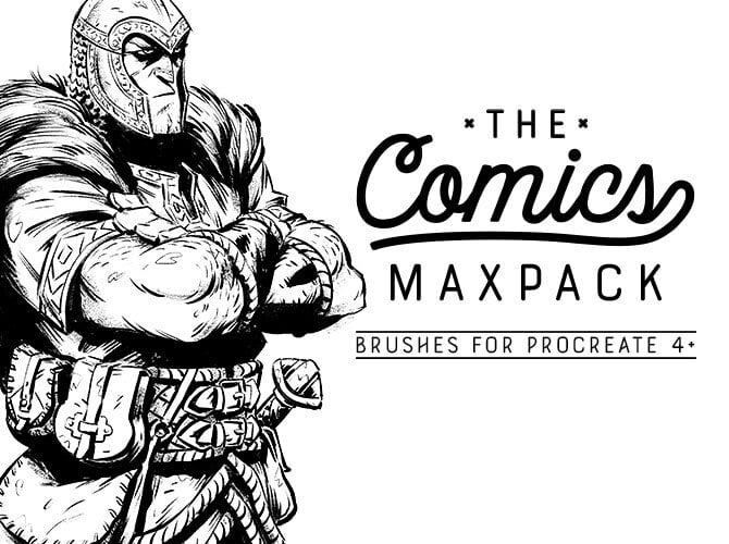 The Comics MaxPack Brushes for Procreate