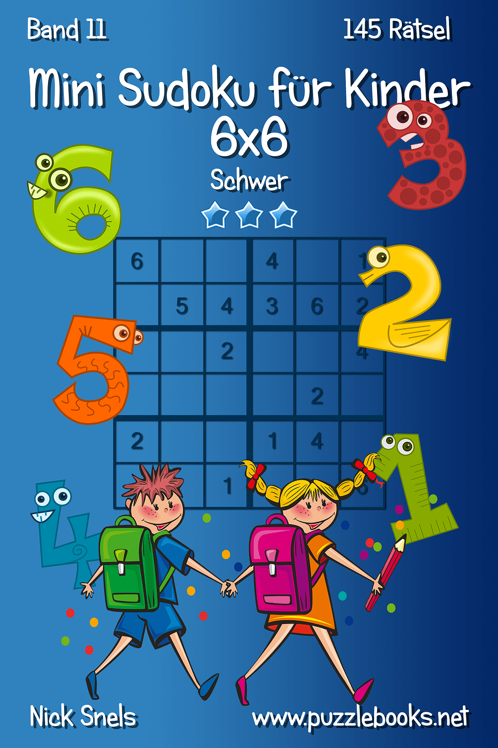 Mini Sudoku 6x6 für Kinder Schwer Band 11 145 Rätsel