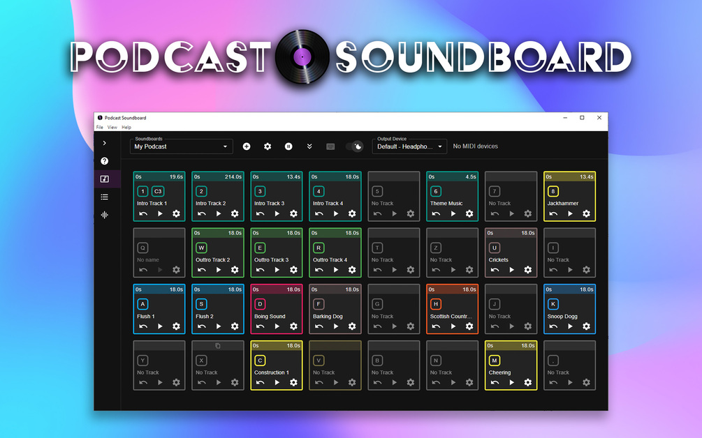 Podcast Soundboard for Windows