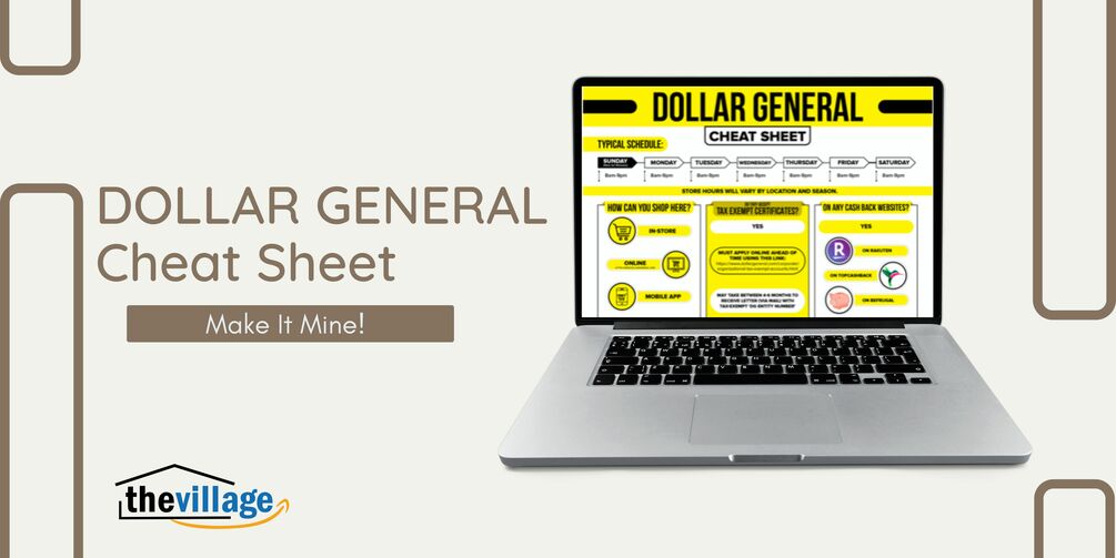 Dollar General Cheat Sheet