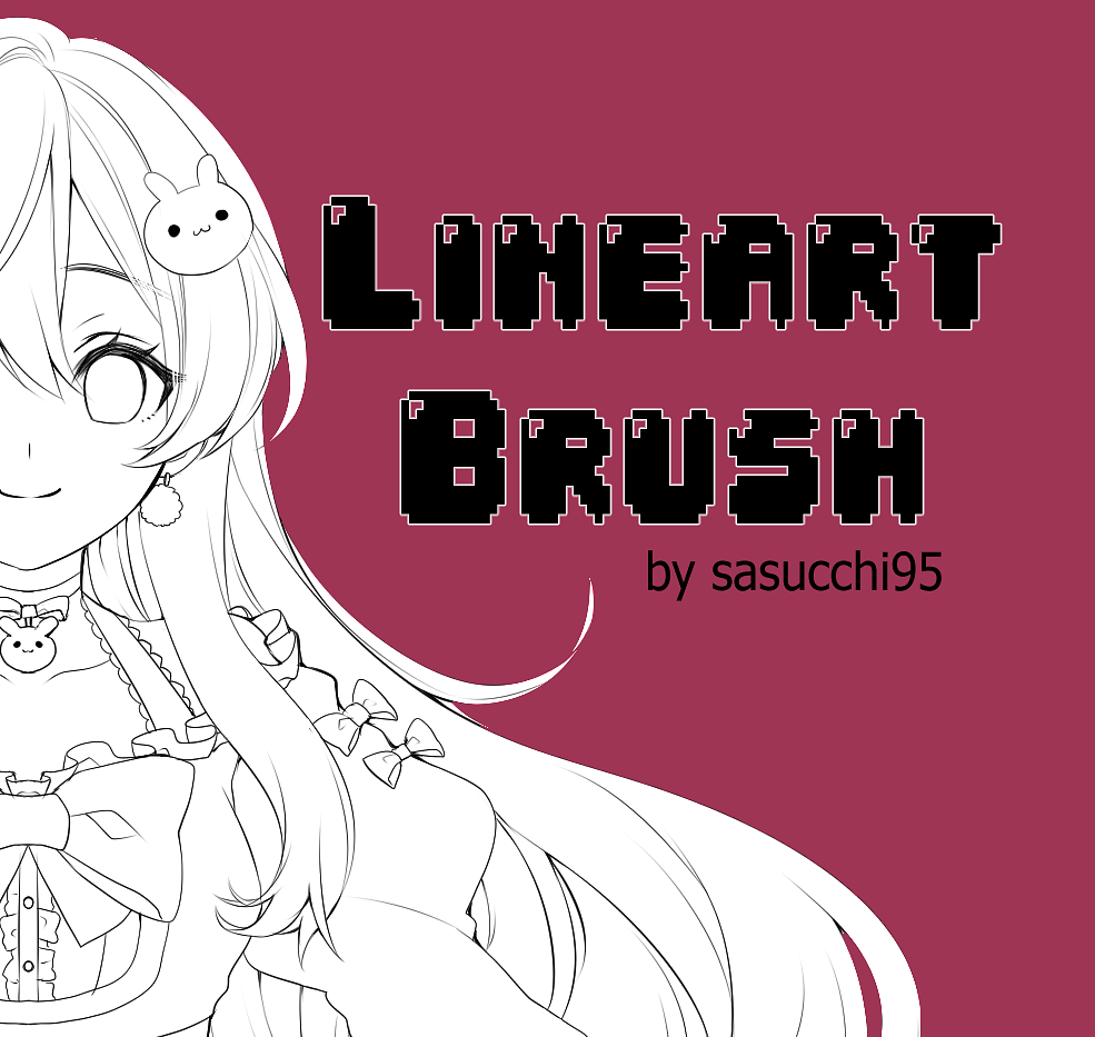 my lineart brush for Clip Studio Paint