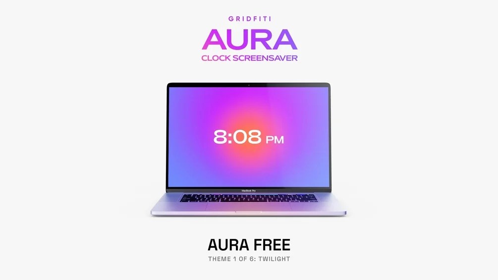 Aura Clock Screensaver Free (Twilight Only)