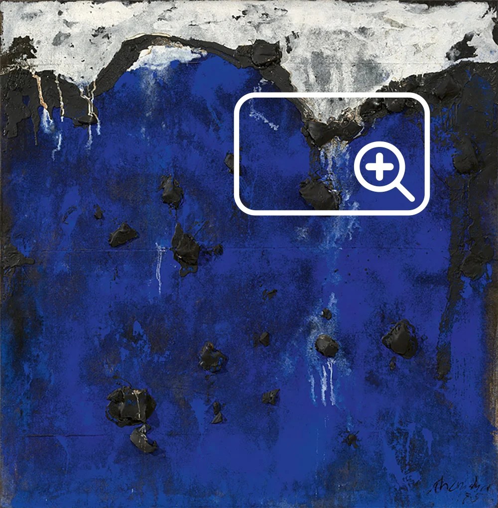 103 digital images of Emil Schumacher paintings, people landscape still