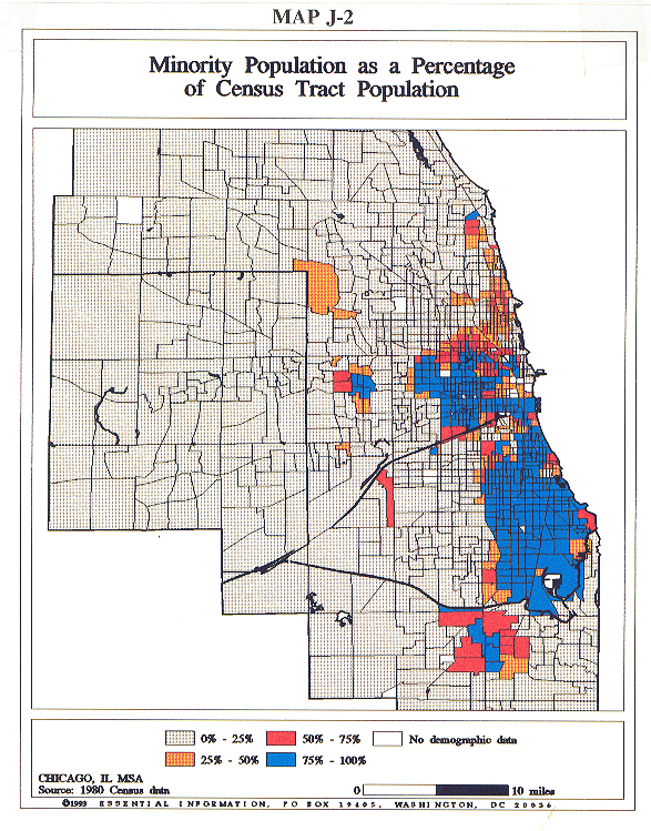 Census Tract Map Chicago GIS for Equitable and Sustainable Communites