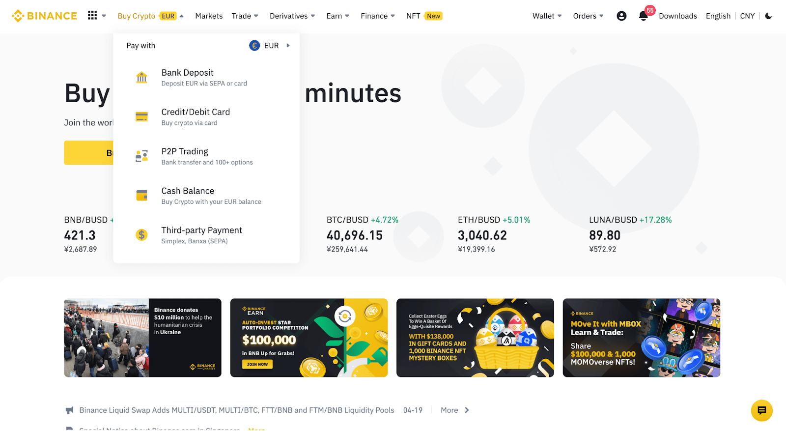 How to Buy Cryptos with Credit/Debit Card Binance Support
