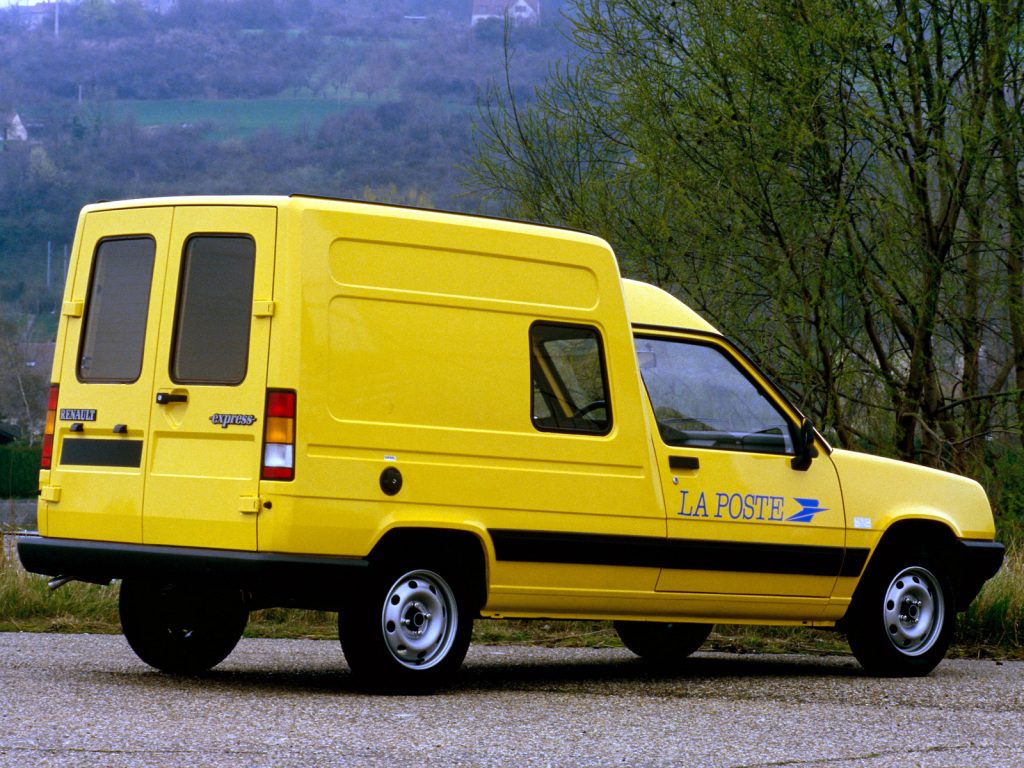 Renault Express Super Cinq en bleu de travail
