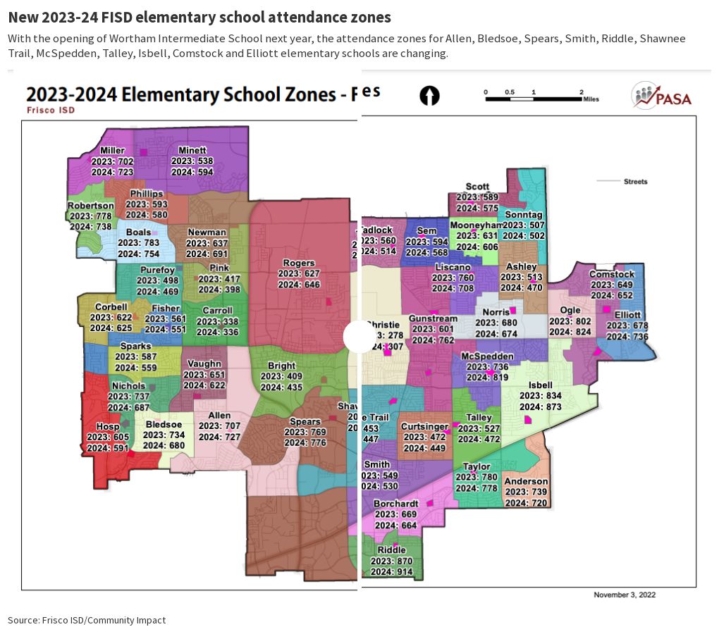 FRS elementary school zone map Flourish