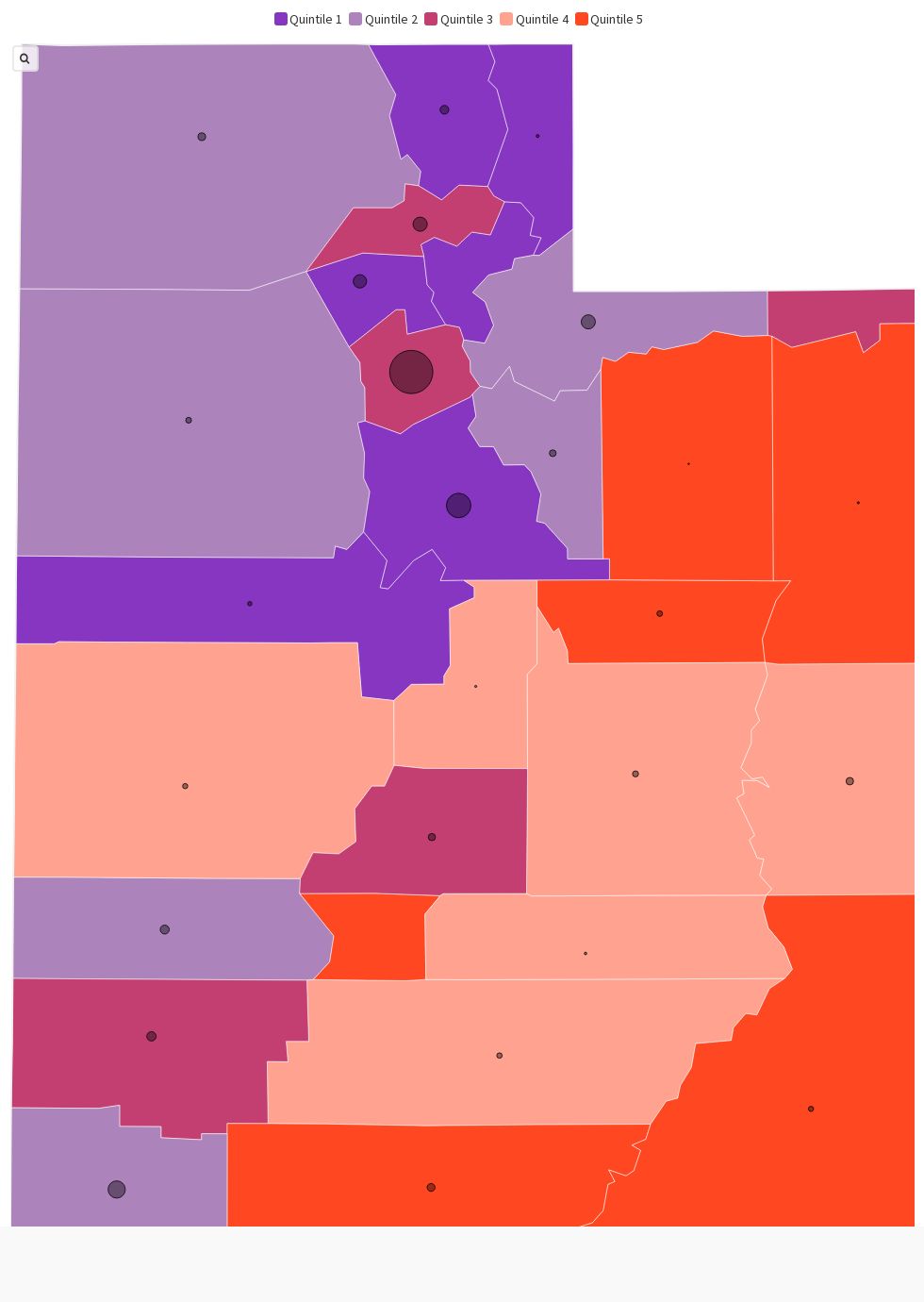 Utah EV Deserts QUINTILES Flourish