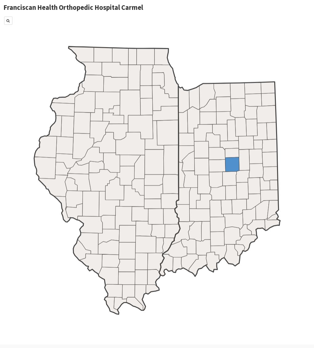 CHNA FH Orthopedic Hospital Carmel, Hamilton County, Indiana
