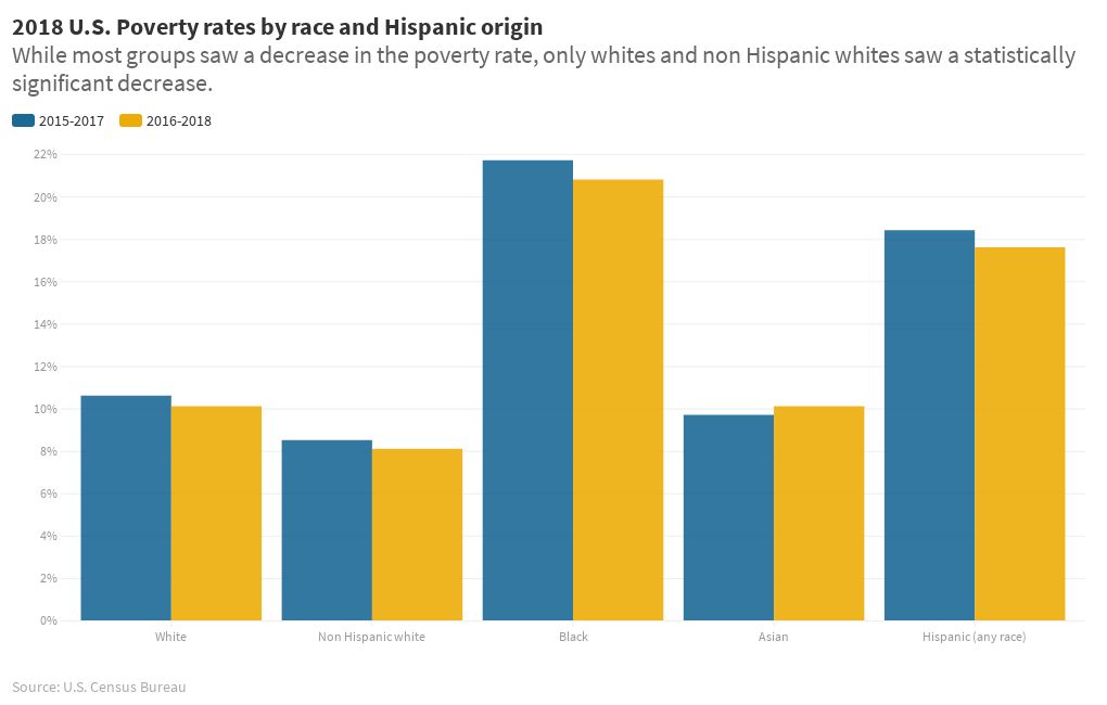 2018 Census poverty rate by race Flourish