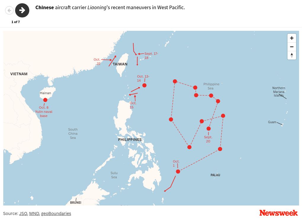 China's Navy Flexes Muscles in First Dual Aircraft Carrier Operations
