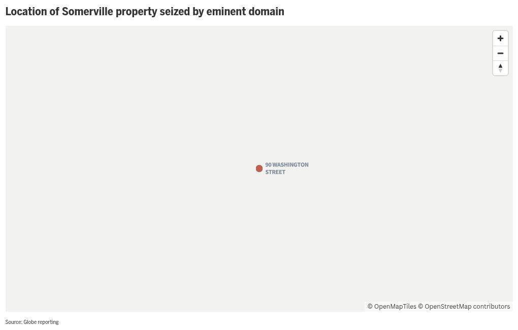 Somerville to pay former owners of seized property 28m