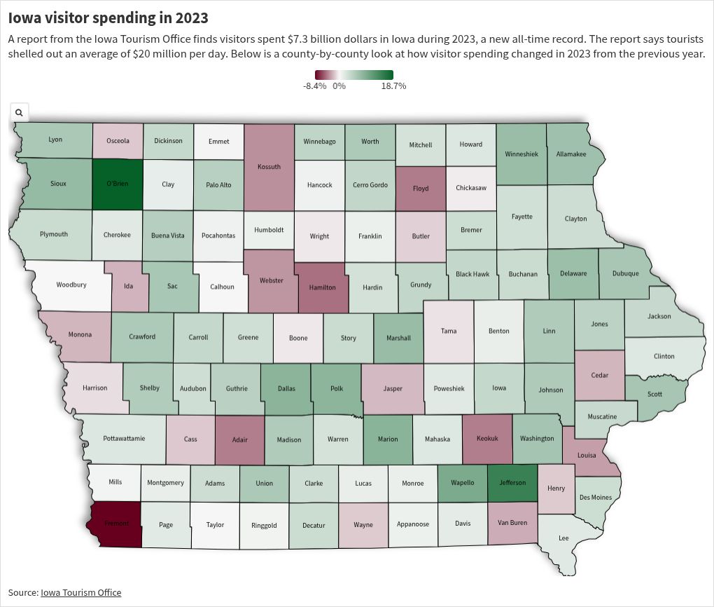 Tourists spent record 7.3 billion in Iowa in 2023 The Gazette