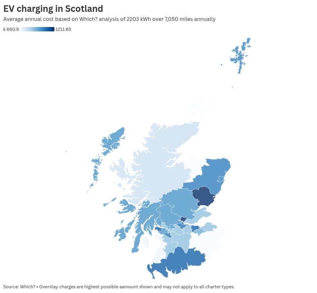 Interactive map The most expensive and cheapest areas in Scotland to