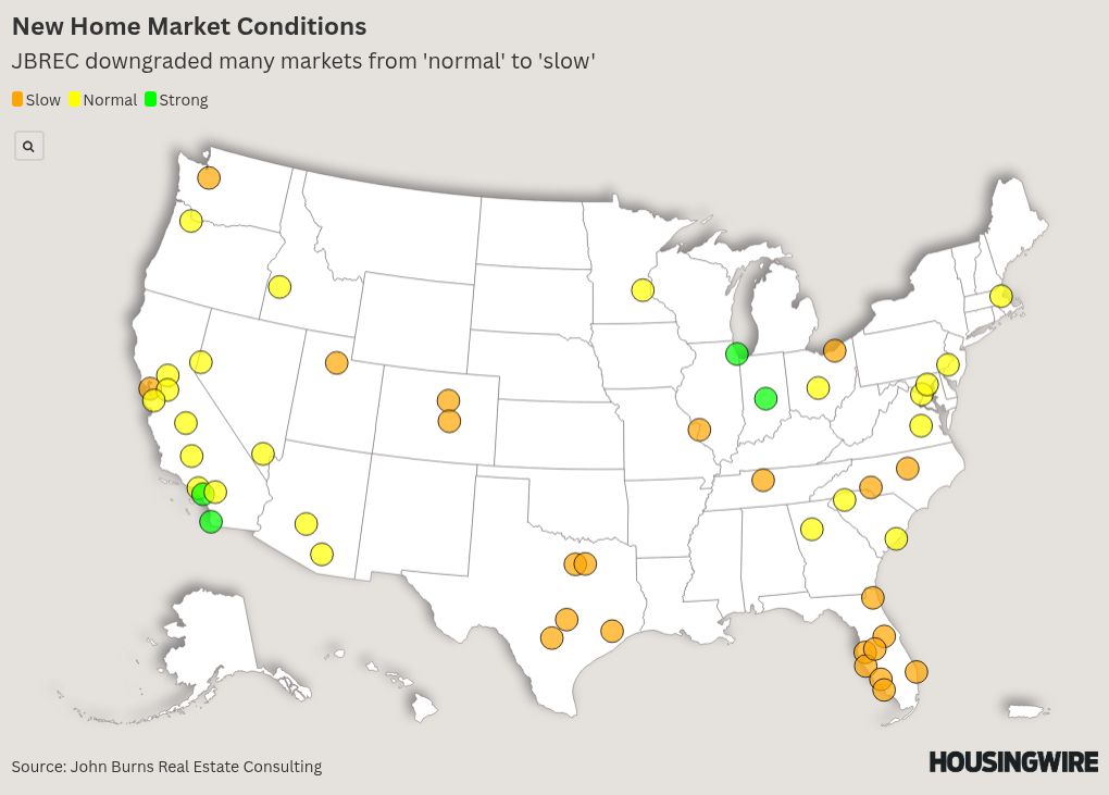 Two maps that show where the housing market is struggling