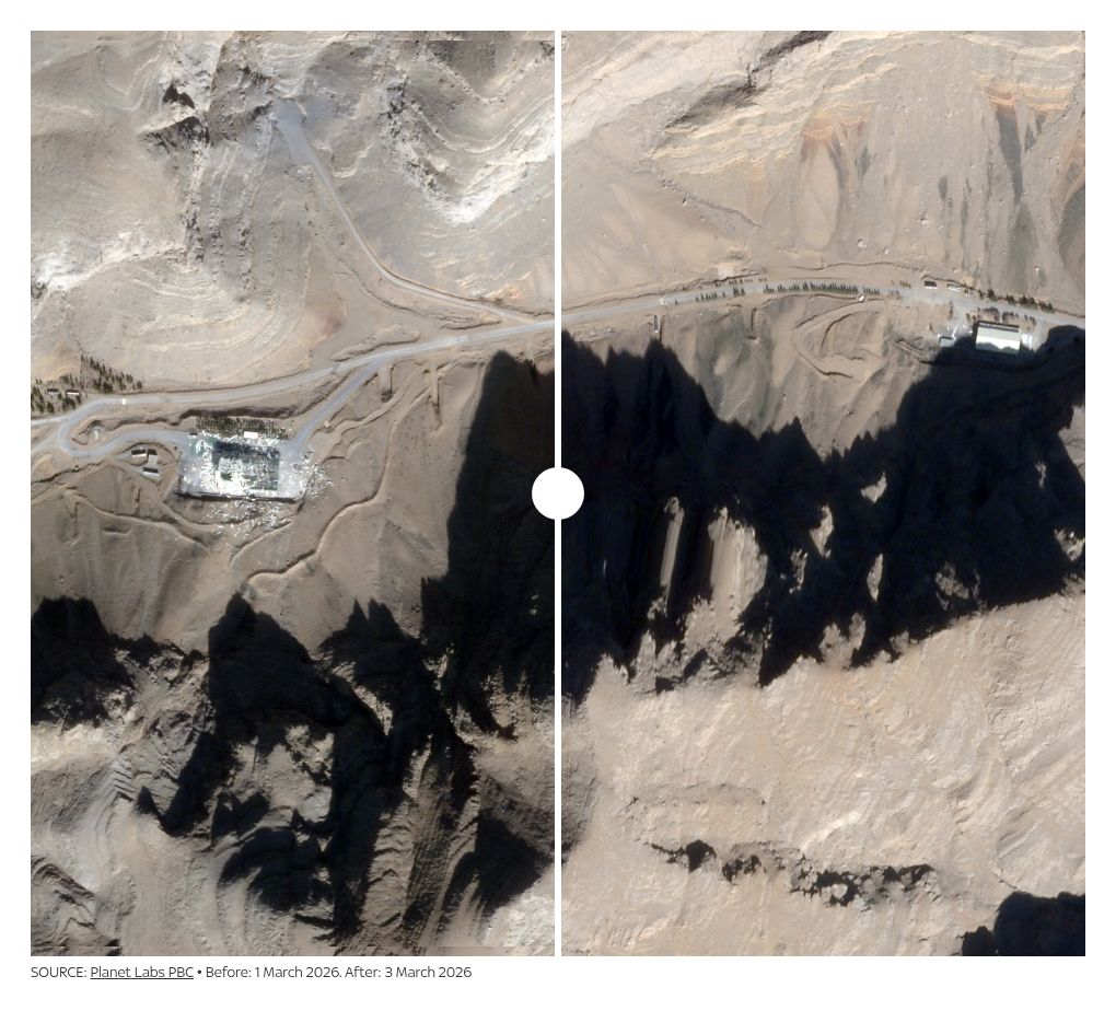 What satellite images reveal about war in Iran