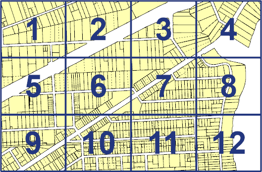 HCAD Quarter Facet Map