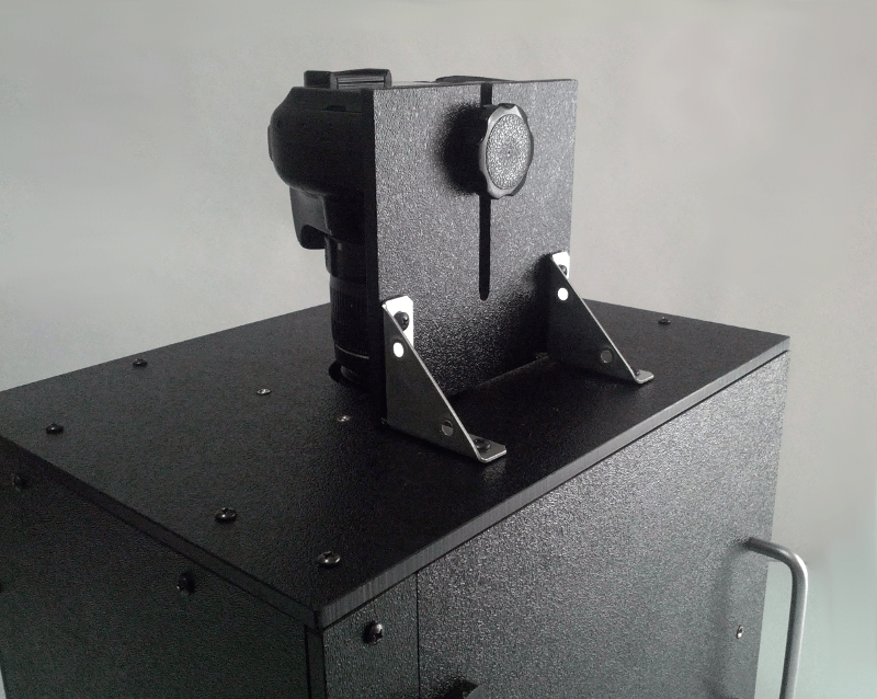 Photographing gels with DSLR camera and smartphones — Imaging Enclosure