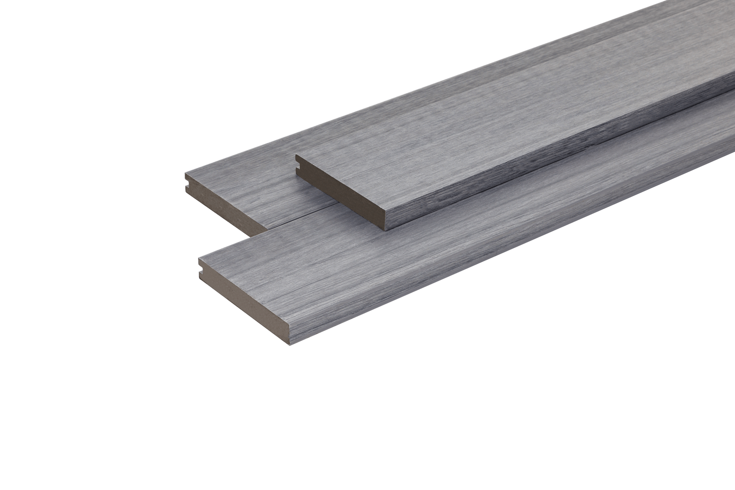 Endebord 23x140x3260 WPC Polywood Grå Byggmakker